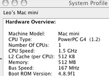 Mac mini Overclock